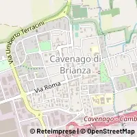 Kartta Cavenago di Brianza