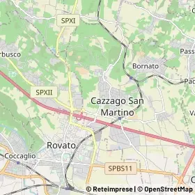 Mappa Cazzago San Martino