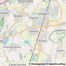 Mappa Ciserano
