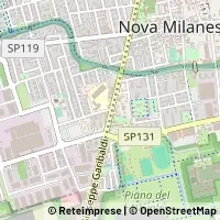 Kaart Nova Milanese