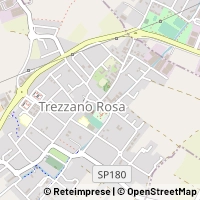 Kartta Trezzano Rosa