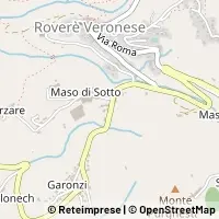 Mapa Roverè Veronese