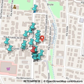 Mappa Via Giuseppe Garibaldi, 25064 Piazza BS, Italia (0.09615)