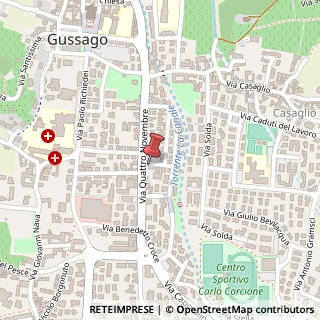 Mappa Via IV Novembre, 93, 25064 Gussago, Brescia (Lombardia)