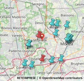 Mappa 20835 Nova Milanese MB, Italia (4.13941)