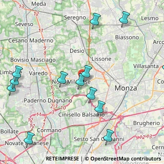 Mappa 20835 Nova Milanese MB, Italia (5.33385)