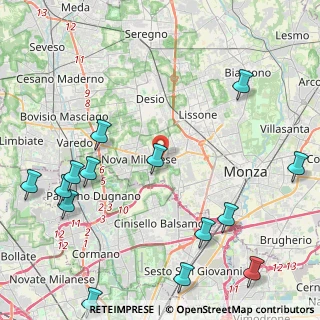 Mappa 20835 Nova Milanese MB, Italia (5.8)