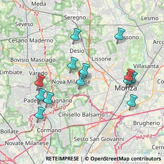 Mappa 20835 Nova Milanese MB, Italia (4.09077)
