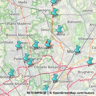Mappa 20835 Nova Milanese MB, Italia (5.62786)