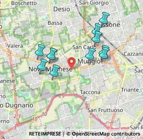 Mappa 20835 Nova Milanese MB, Italia (1.64727)