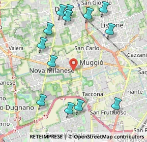 Mappa 20835 Nova Milanese MB, Italia (2.48)