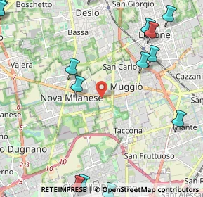 Mappa 20835 Nova Milanese MB, Italia (3.13)