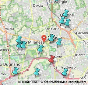 Mappa 20835 Nova Milanese MB, Italia (2.25133)