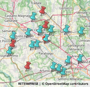 Mappa Via San Francesco, 20028 San Vittore Olona MI, Italia (8.603)