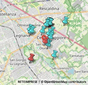 Mappa Via San Francesco, 20028 San Vittore Olona MI, Italia (1.2705)