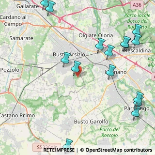 Mappa Via Vicinale del Lazzaretto, 21052 Busto Arsizio VA, Italia (5.72533)