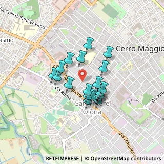 Mappa Via Manfredo Fanti, 20028 San Vittore Olona MI, Italia (0.316)