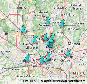 Mappa Leone tolstoj, 20812 Limbiate MB, Italia (5.69357)