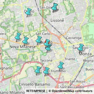 Mappa Via P. Maroncelli, 20053 Muggiò MB, Italia (2.26)