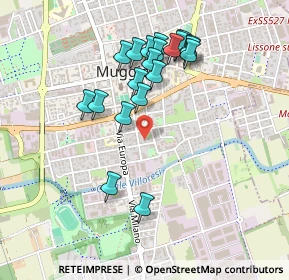 Mappa Via P. Maroncelli, 20053 Muggiò MB, Italia (0.448)