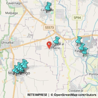 Mappa Via Lotto Lorenzo, 24050 Mornico Al Serio BG, Italia (3.00857)