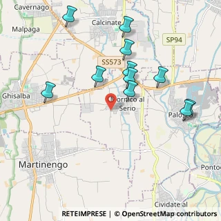 Mappa Via Lotto Lorenzo, 24050 Mornico Al Serio BG, Italia (2.07091)