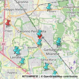 Mappa Via Edison, 21042 Caronno Pertusella VA, Italia (2.71636)