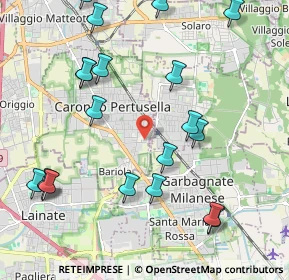 Mappa Via Edison, 21042 Caronno Pertusella VA, Italia (2.461)