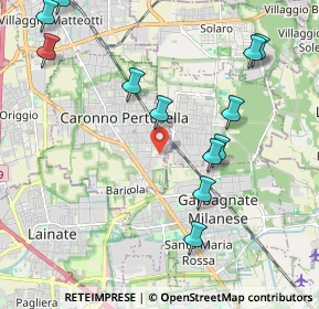Mappa Via Edison, 21042 Caronno Pertusella VA, Italia (2.37083)