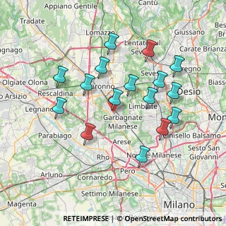 Mappa Via Edison, 21042 Caronno Pertusella VA, Italia (7.17813)