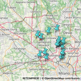 Mappa Via Edison, 21042 Caronno Pertusella VA, Italia (7.72611)