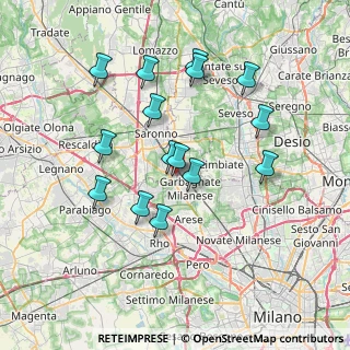 Mappa Via Edison, 21042 Caronno Pertusella VA, Italia (6.864)