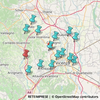 Mappa , 36030 Costabissara VI, Italia (7.27533)