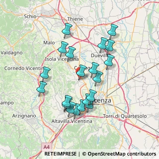 Mappa , 36030 Costabissara VI, Italia (6.8125)