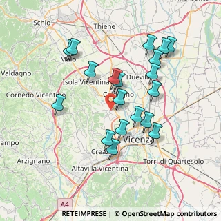 Mappa , 36030 Costabissara VI, Italia (7.07737)