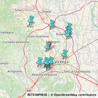 Mappa , 36030 Costabissara VI, Italia (6.89154)
