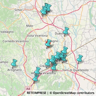 Mappa , 36030 Costabissara VI, Italia (8.9925)