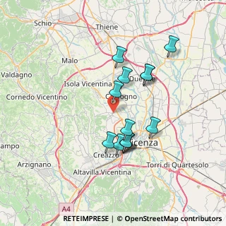 Mappa , 36030 Costabissara VI, Italia (6.10385)