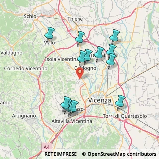 Mappa , 36030 Costabissara VI, Italia (7.42154)