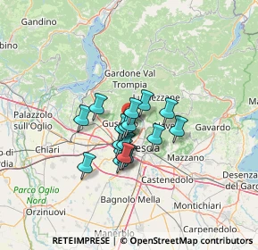 Mappa Via Degli Alpini, 25060 Cellatica BS, Italia (8.45176)