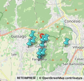Mappa Via Degli Alpini, 25060 Cellatica BS, Italia (1.27909)