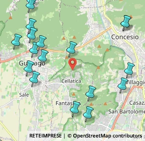 Mappa Via Degli Alpini, 25060 Cellatica BS, Italia (2.67833)