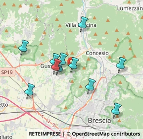 Mappa Via Degli Alpini, 25060 Cellatica BS, Italia (3.49636)