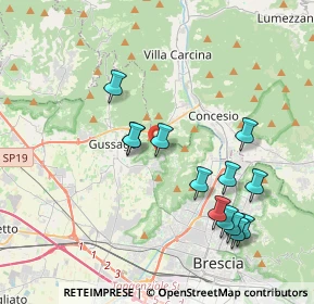 Mappa Via Degli Alpini, 25060 Cellatica BS, Italia (3.92077)