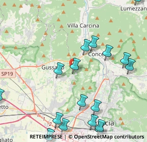 Mappa Via Degli Alpini, 25060 Cellatica BS, Italia (5.56056)