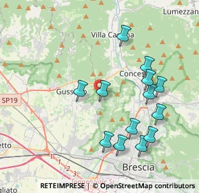 Mappa Via Degli Alpini, 25060 Cellatica BS, Italia (3.93231)
