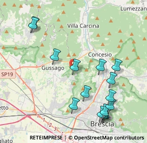 Mappa Via Degli Alpini, 25060 Cellatica BS, Italia (4.58533)