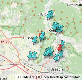 Mappa Via Degli Alpini, 25060 Cellatica BS, Italia (3.3355)