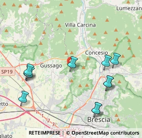 Mappa Via Degli Alpini, 25060 Cellatica BS, Italia (4.65545)
