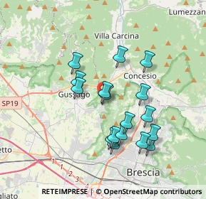 Mappa Via Degli Alpini, 25060 Cellatica BS, Italia (3.22118)